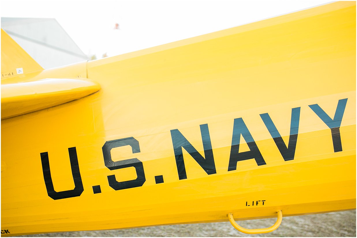 US Navy biplane 